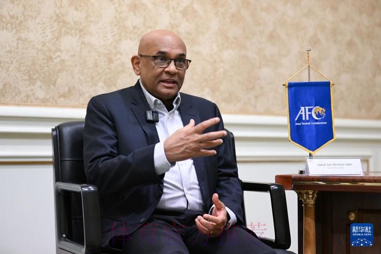 张家胜、宋凯会见亚足联秘书长温莎·约翰